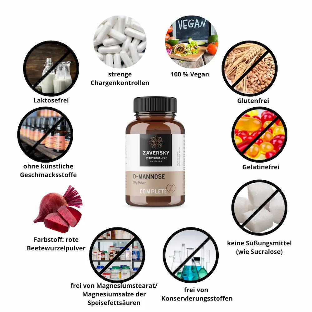 CompleteZ D - Mannose mit Cranberry & Zink - Pulver - Nahrungsergänzung - Apotheke Zaversky