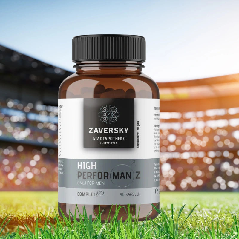 Mehr als nur ein Supplement: High PerforMANz vereint ausgewählte Inhaltsstoffe, die dich im Alltag, beim Sport und in deiner Ausstrahlung unterstützen. Entwickelt für Männer, die ihre Power nicht dem Zufall überlassen wollen.