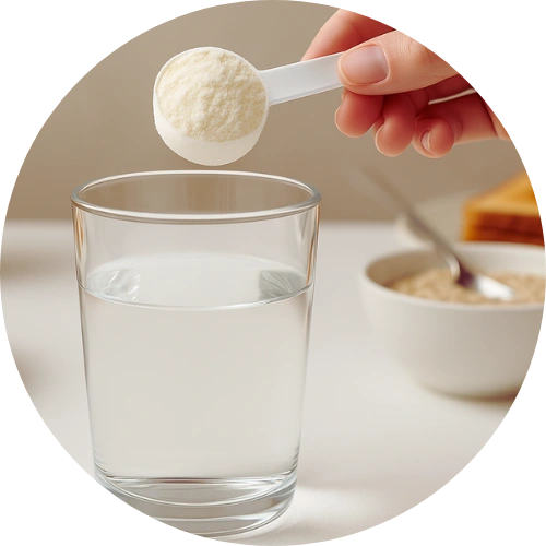 Beachte die Einnahmeempfehlungen wenn du dein Kollagen zubereitest