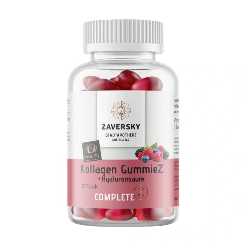 Kollagen GummieZ + Hyaluron & Vitamin C - Nahrungsergänzung - Apotheke Zaversky