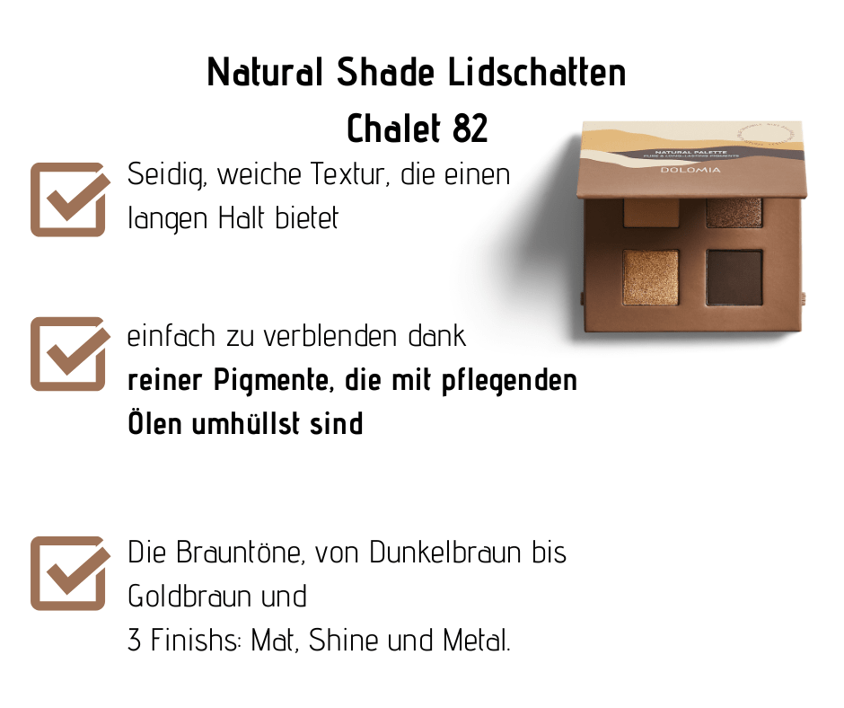 Natural Palettenlidschatten Chalet 82 - Kosmetika - Apotheke Zaversky