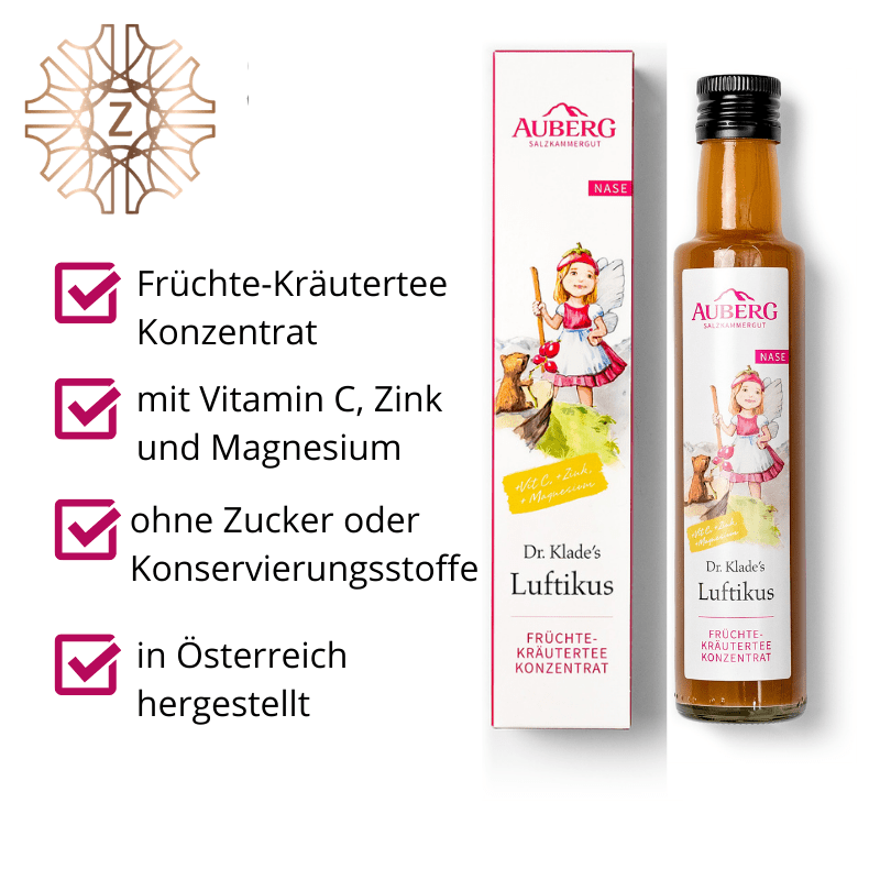 Luftikus - Früchtetee Kräuterkonzentrat - Hausapotheke - Apotheke Zaversky