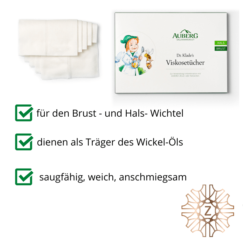 Viskosetücher - für den Brust - und Hals - Wichtel - Hausapotheke - Apotheke Zaversky