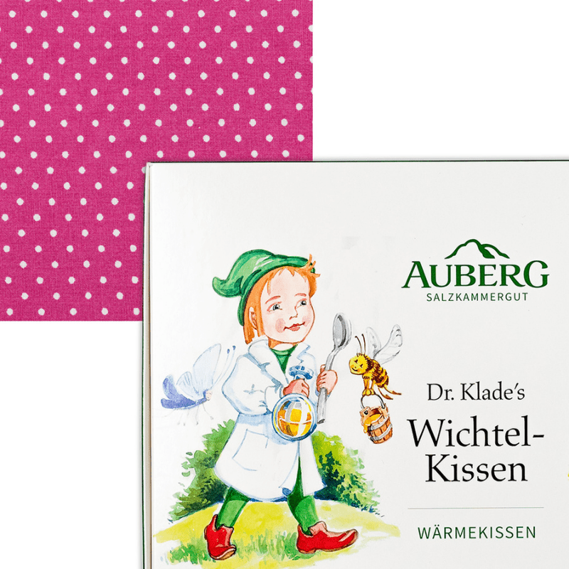 Wichtelkissen - Wärmekissen mit Bienenwachsauflage - Pink - Hausapotheke - Apotheke Zaversky