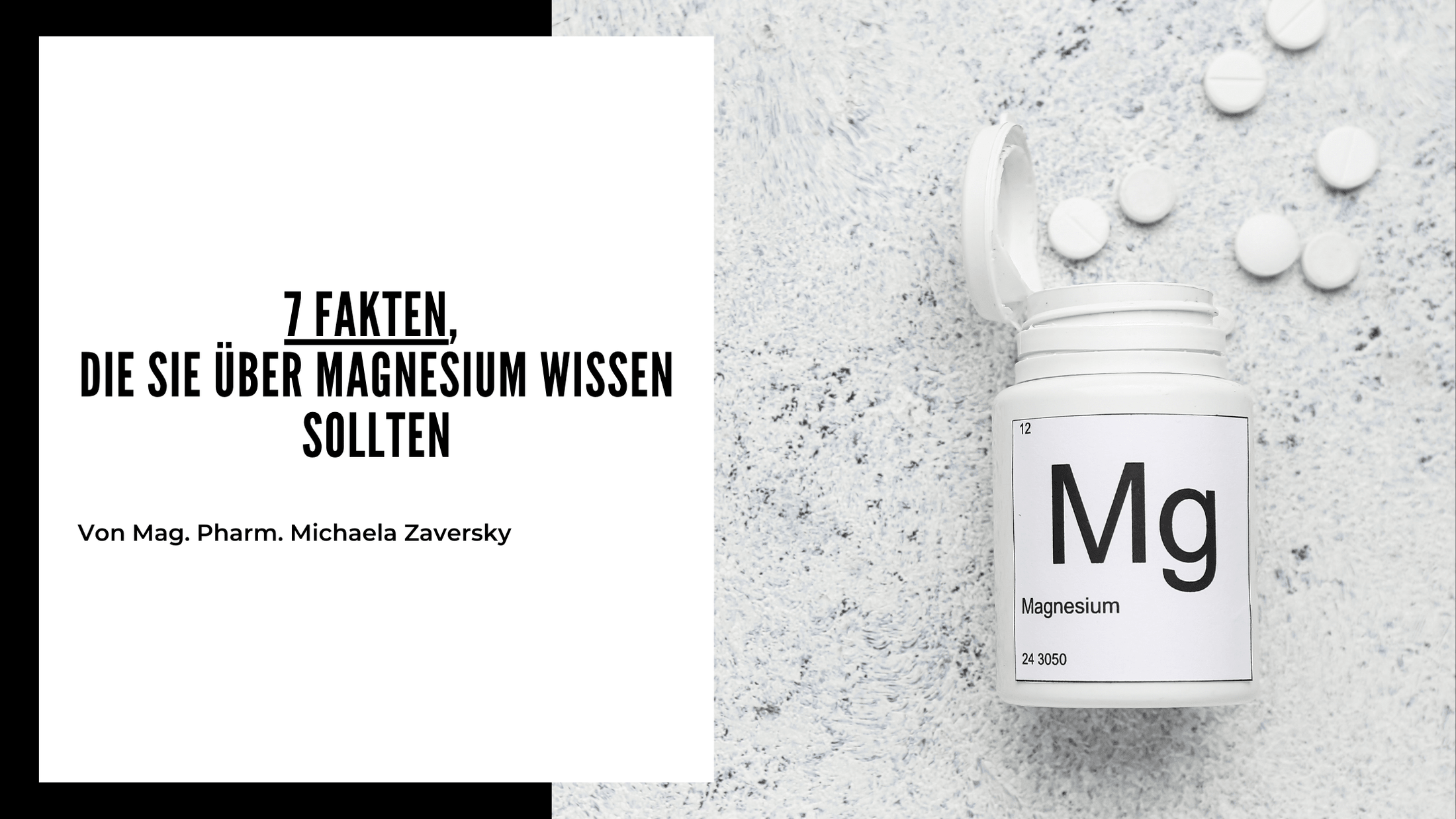 7 Fakten, sie Sie über Magnesium wissen sollten - Apotheke Zaversky