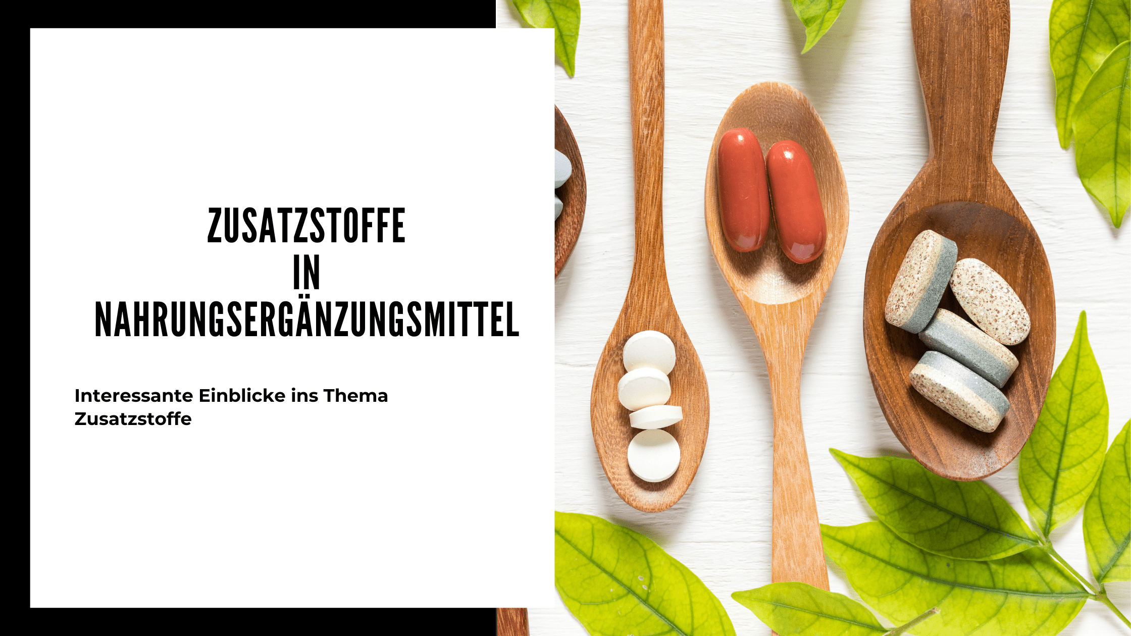 Zusatzstoffe in Nahrungsergänzungsmitteln - Apotheke Zaversky