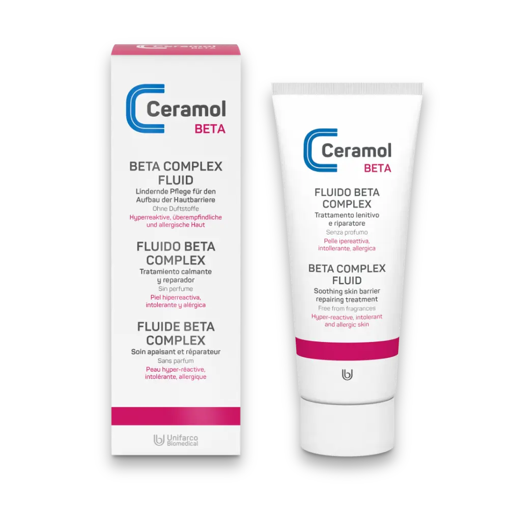 Beta Complex Fluid - Ceramol - Körperpflege die Rötungen, Reizungen und Juckreiz lindert