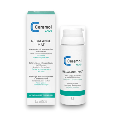 Rebalance Mat - Ceramol ACN3 - Klärende und mattierende Gel-Creme