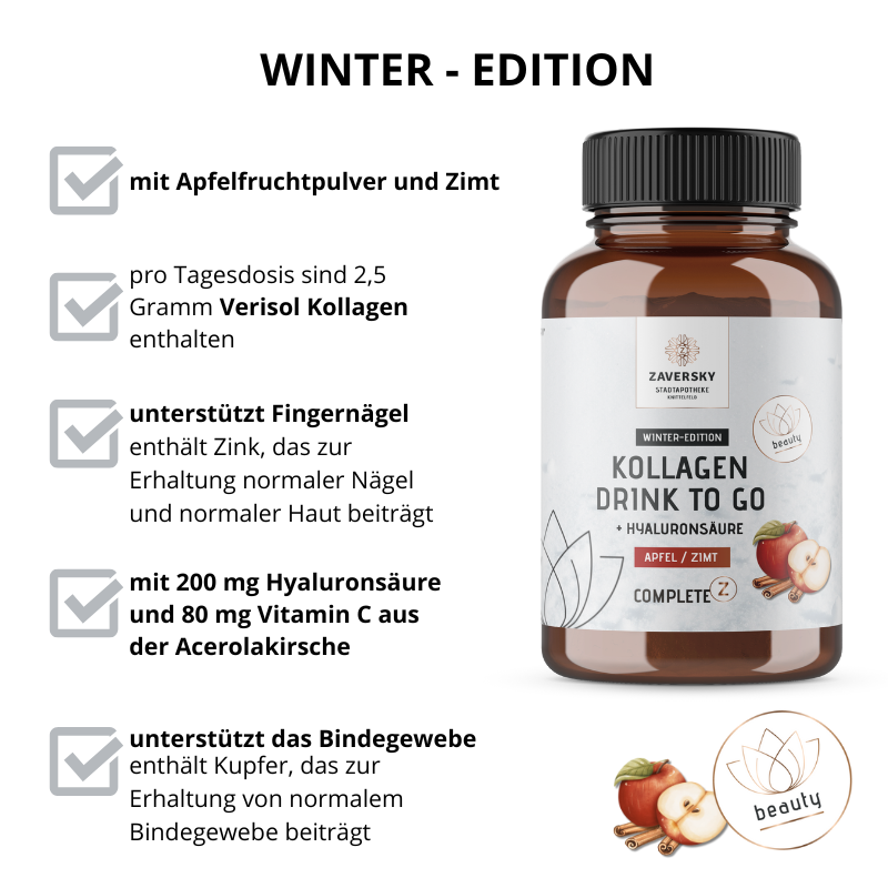 Kollagen WINTER EDITION Apfel/Zimt bei Apotheke Zaversky