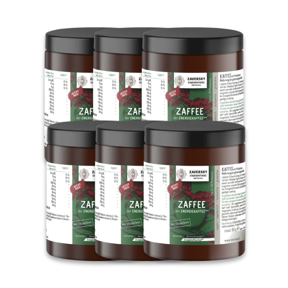 Zaffee – Energiekaffee mit Vitalpilzen
