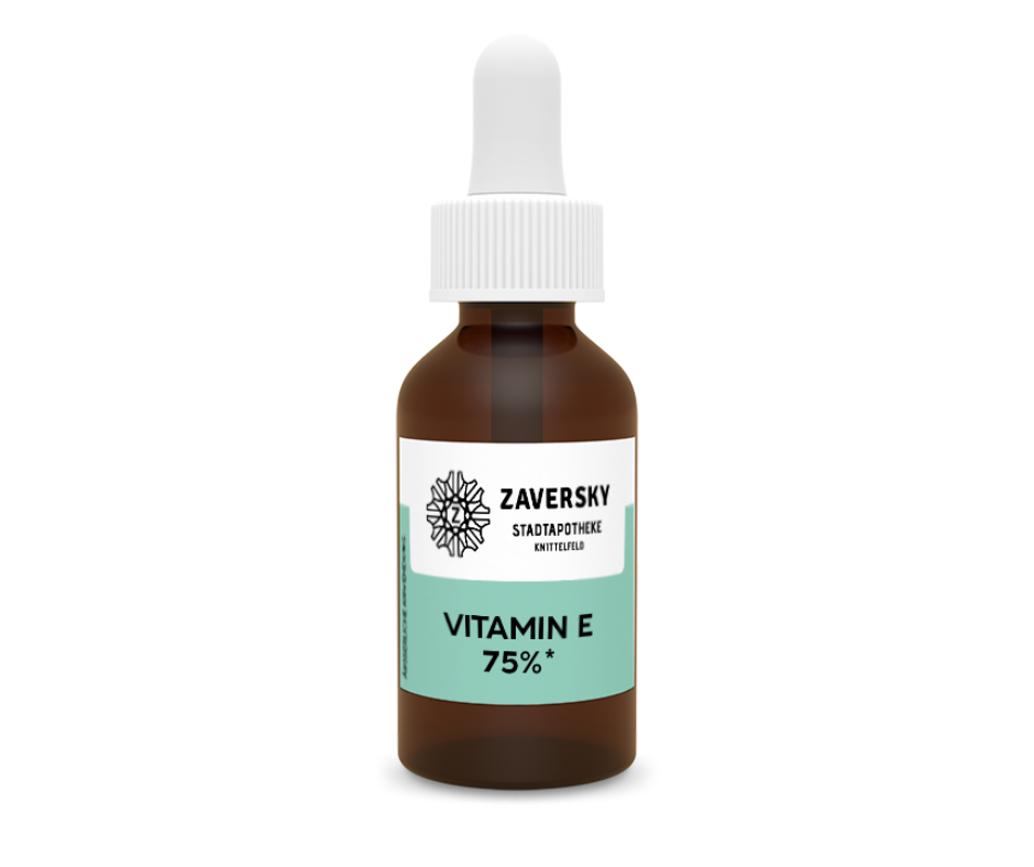 Vitamin E 75% konzentrierter AKTIVSTOFF in Tropfen CareZ bei Apotheke Zaversky