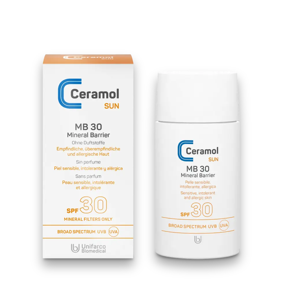 Ceramol - Mineralischer Sonnenschutz 30 - zieht schnell ein, nicht weiß