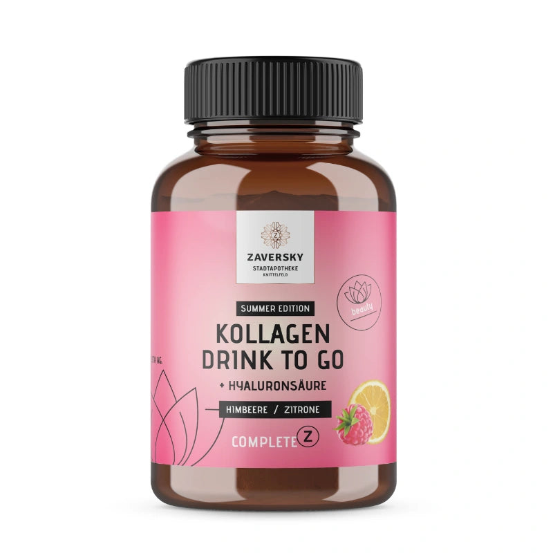 Kollagen Drink Himbeer-Zitrone mit Hyaluronsäure - Summer Edition bei Apotheke Zaversky