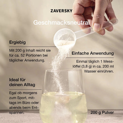 Kollagen Drink to Go "White Edition" (52 Portionen, geschmacksneutral) - Nahrungsergänzung - Apotheke Zaversky