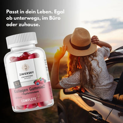Kollagen GummieZ + Hyaluron & Vitamin C - Nahrungsergänzung - Apotheke Zaversky