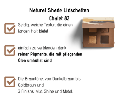 Natural Palettenlidschatten Chalet 82 - Kosmetika - Apotheke Zaversky