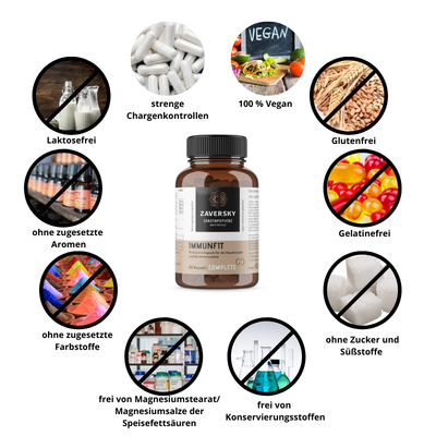 Immunfit - für die Abwehrkräfte und das Immunsystem - Nahrungsergänzung - Apotheke Zaversky