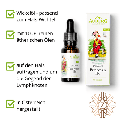 Prinzessin Ho - Wickelöl für den Hals - Wichtel - Hausapotheke - Apotheke Zaversky