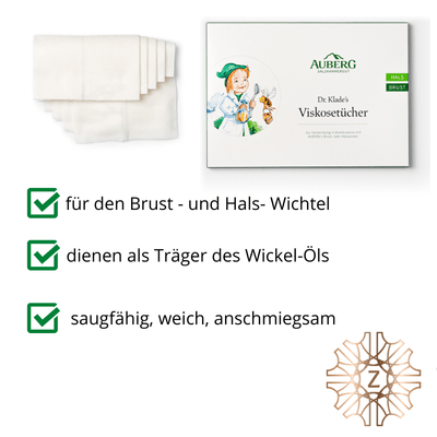 Viskosetücher - für den Brust - und Hals - Wichtel - Hausapotheke - Apotheke Zaversky