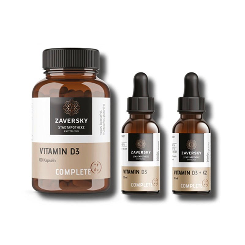 Vitamin D3 + K2 Tropfen - Nahrungsergänzung - Apotheke Zaversky