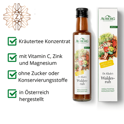Waldesruh - Kräutertee Konzentrat - Hausapotheke - Apotheke Zaversky