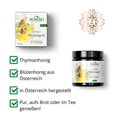Wichtelgold - Thymianhonig - Hausapotheke - Apotheke Zaversky
