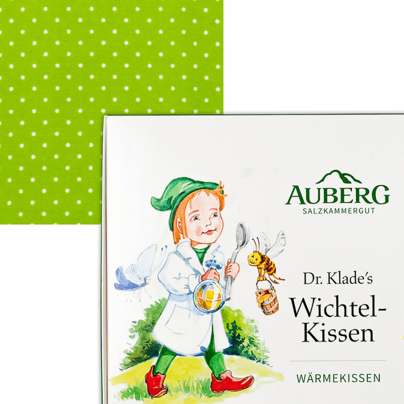 Wichtelkissen - Wärmekissen mit Bienenwachsauflage - Hellgrün - Hausapotheke - Apotheke Zaversky