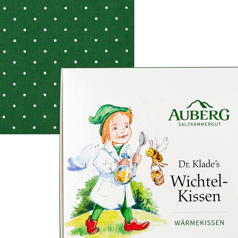 Wichtelkissen - Wärmekissen mit Bienenwachsauflage - Dunkelgrün - Hausapotheke - Apotheke Zaversky