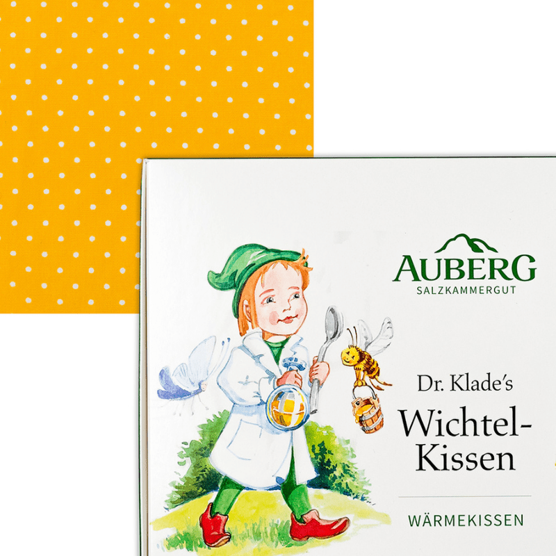 Wichtelkissen - Wärmekissen mit Bienenwachsauflage - Gelb - Hausapotheke - Apotheke Zaversky