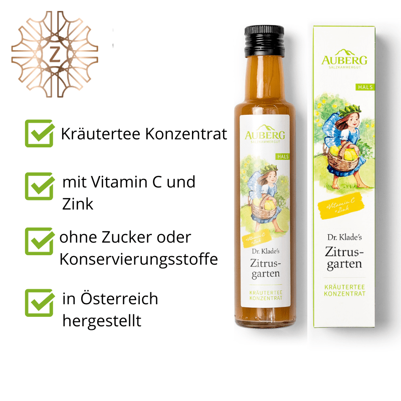 Zitrusgarten - Kräuterteekonzentrat - Hausapotheke - Apotheke Zaversky