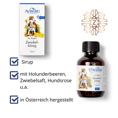 Zwiebelkönig - Sirup - Hausapotheke - Apotheke Zaversky